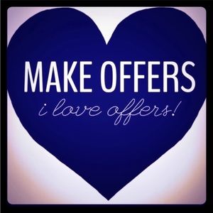 ALL OFFERS ARE WELCOME!!! 😊💗